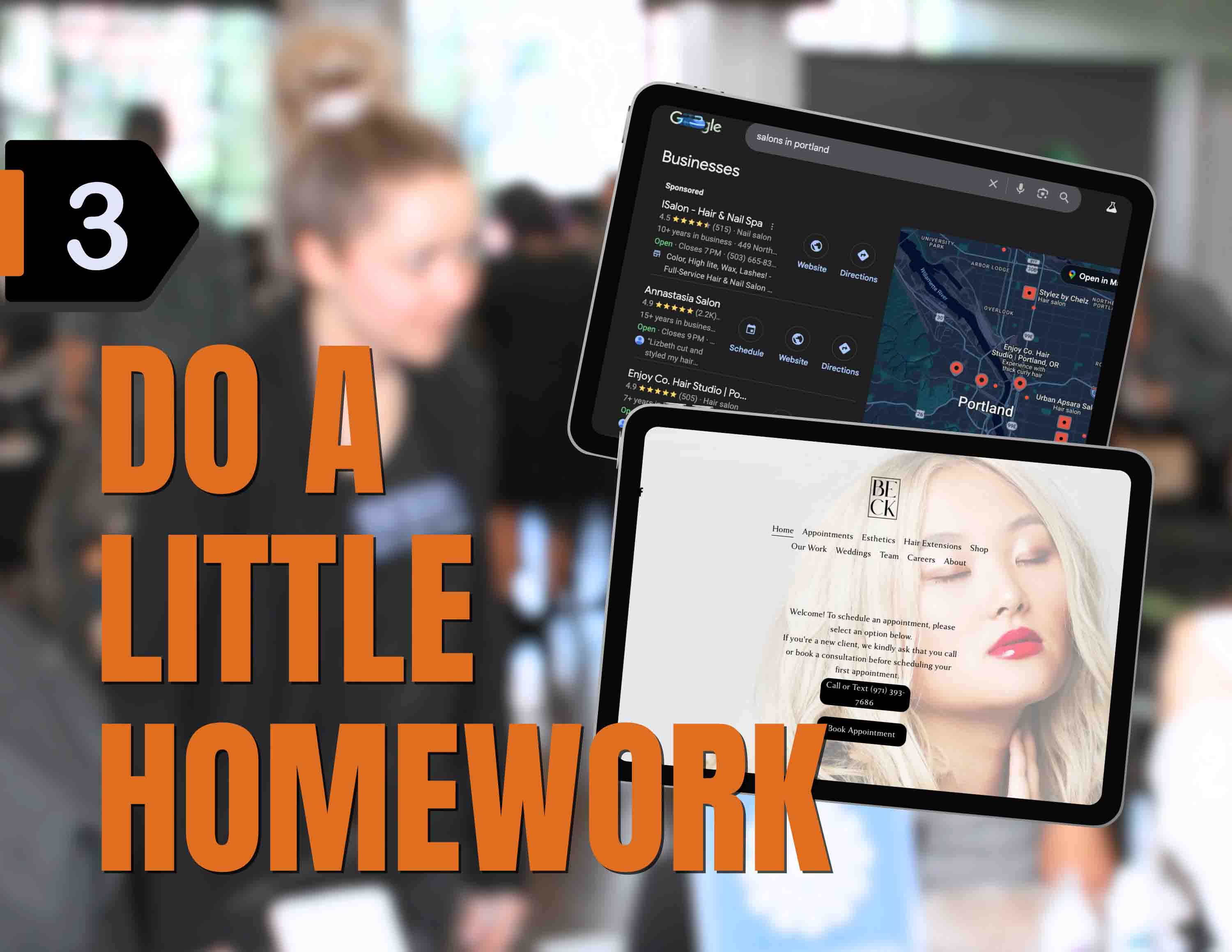 Do a little homework before going to the career fair