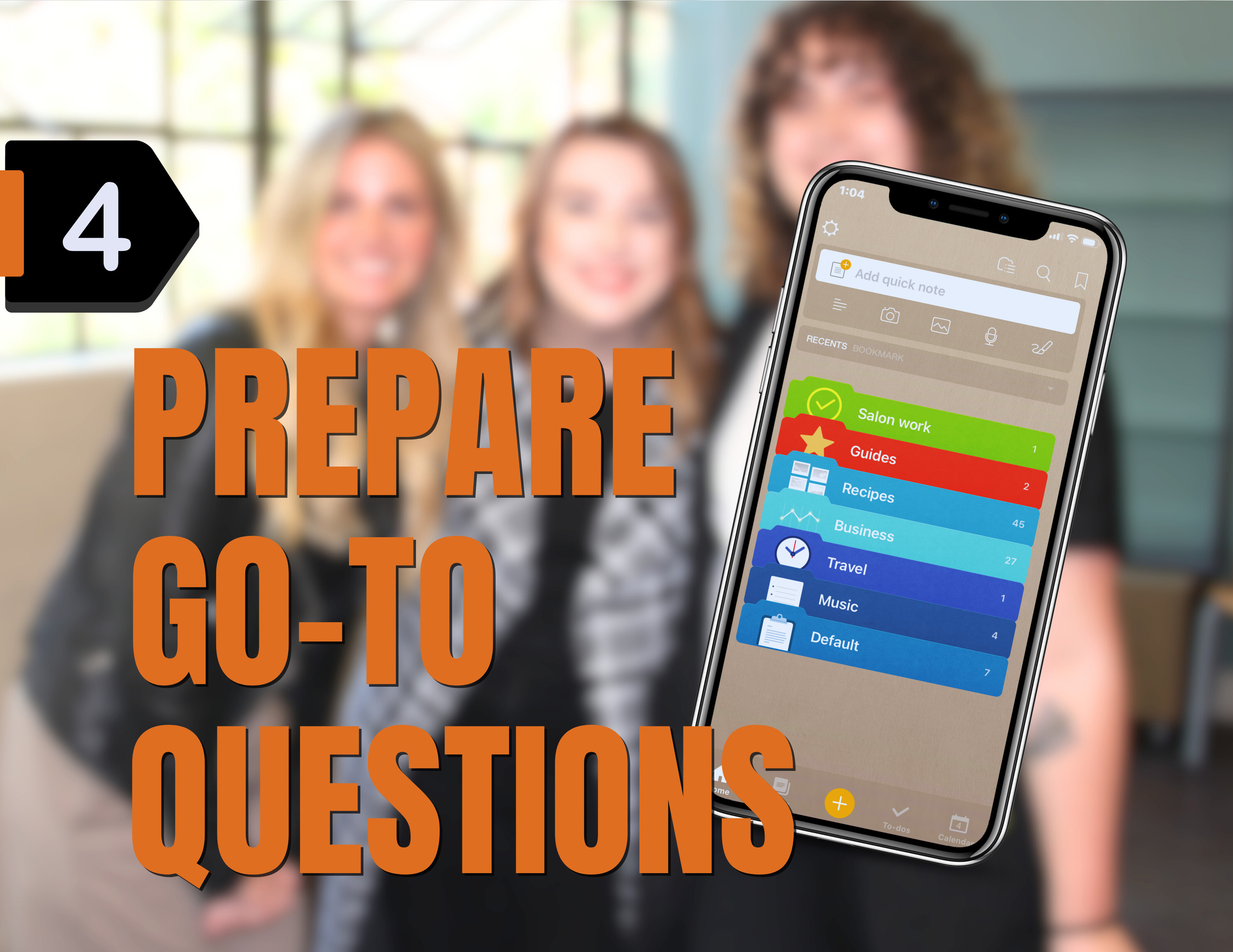 aip career prep, prepare your go-to questions
