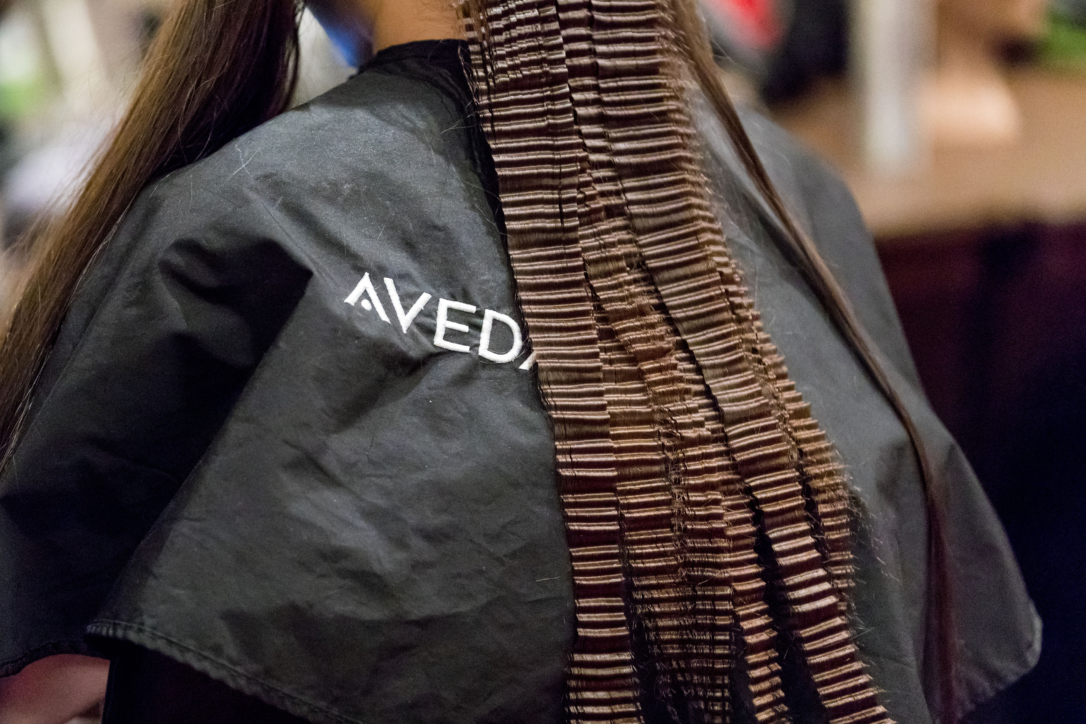 Image of haircutting and styling techniques at aveda institute portland