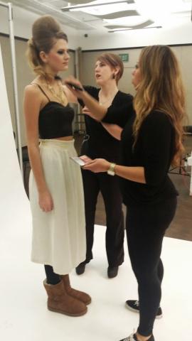 Chelsea BTS @ Beehive Photoshoot Dosha Creative Team, Beehive Photoshoot
