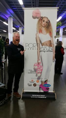 Brian Cline BTS Portland Fashion Week Brian Cline, Portland Fashion Week, Dosha Creative Team