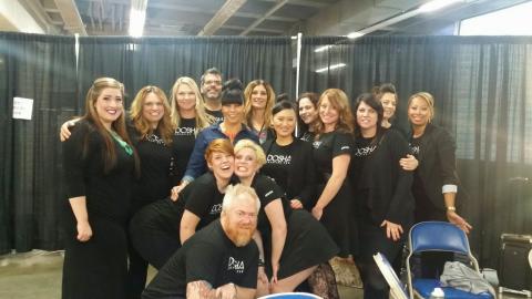 Brian Cline BTS Portland Fashion Week Group Photo Portland Fashion Week