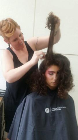 Chelsea BTS Portland Fashion Week Dosha Creative Team, Portland Fashion Week
