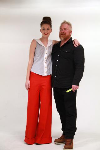 Brian BTS @ PFW Dosha Creative Team, Portland Fashion Week