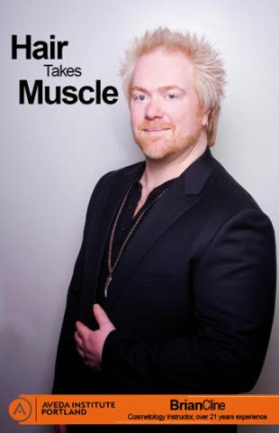 Brian Cline School Profile Pic Aveda Institute Portland Instructor, Brian Cline